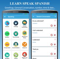 Learn Speak Spanish - Speaking screenshot 1