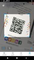 قارئ الباركود و QR code الملصق