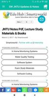 SW JNTU Updates & Notes Ekran Görüntüsü 1