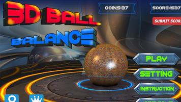 3D Ball Balance Affiche