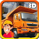Heavy Truck : Construction 3D ícone