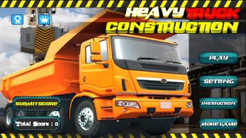 Heavy Truck : Construction 3D Cartaz