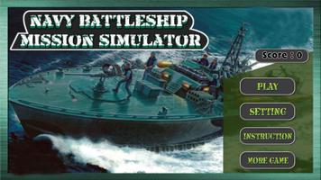 Navy Battleship Simulator पोस्टर