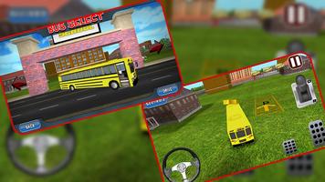 3D School Bus Driving syot layar 1