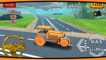 Road Roller Construction 3D اسکرین شاٹ 2