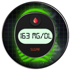 Blood Sugar Checker - Glucose Level Test Tracker ไอคอน