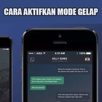 Cara Aktifkan Mode Gelap WA पोस्टर