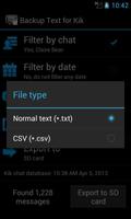 Backup Text for Kik screenshot 3
