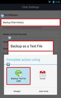 Backup Text for LINE скриншот 2