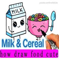 how to draw cute foods syot layar 2