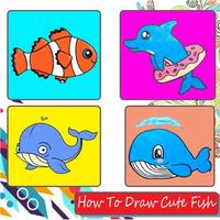 Comment dessiner un poisson mignon capture d'écran 1