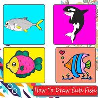 Comment dessiner un poisson mignon capture d'écran 2