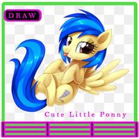 how to draw little ponny's syot layar 3