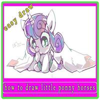 how to draw little ponny's اسکرین شاٹ 1