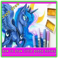 how to draw little ponny's اسکرین شاٹ 2