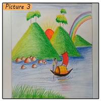 how to draw Scenery Beautiful syot layar 3