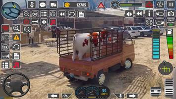 動物輸送トラックシム 3D スクリーンショット 3