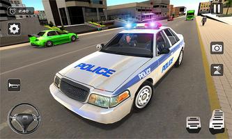 Police Car Driving Mad City پوسٹر