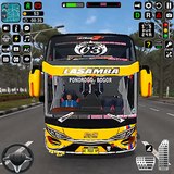 モダンなバス シミュレーター バス ゲーム アイコン