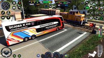 モダンなバス シミュレーター バス ゲーム スクリーンショット 1