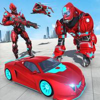 Gorilla Transform Robot Car 3D Plakat
