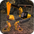 Gold Mine Construction Zone 3D icône