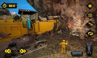 Gold Mine Construction Zone 3D Affiche