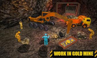 Gold Mine Construction Zone 3D capture d'écran 3