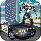 Icona US polizia trasform robot auto