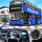 Bus Simulator 3D Police Games icon