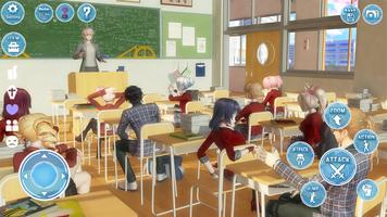 Anime School Girl Dating Sim स्क्रीनशॉट 3