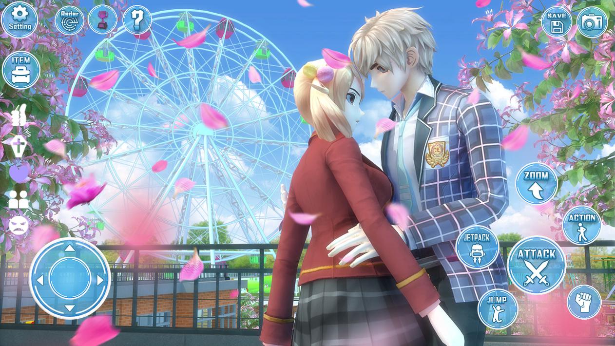 Anime School Girl Dating Sim ภาพหน้าจอ 9