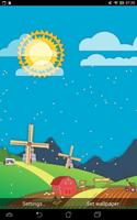 Toon Landscape Live Wallpaper скриншот 1