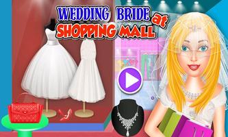 Alışveriş merkezinde düğün gelin - gelin elbise gönderen