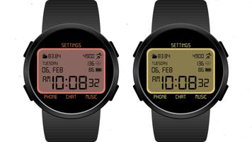 Mono Classic Watch Face ảnh chụp màn hình 1
