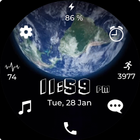 3D Earth Animated - Watch Face アイコン