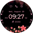 Floral Glow Watch Face biểu tượng