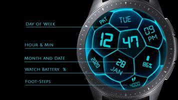 Football Watch Face ảnh chụp màn hình 1