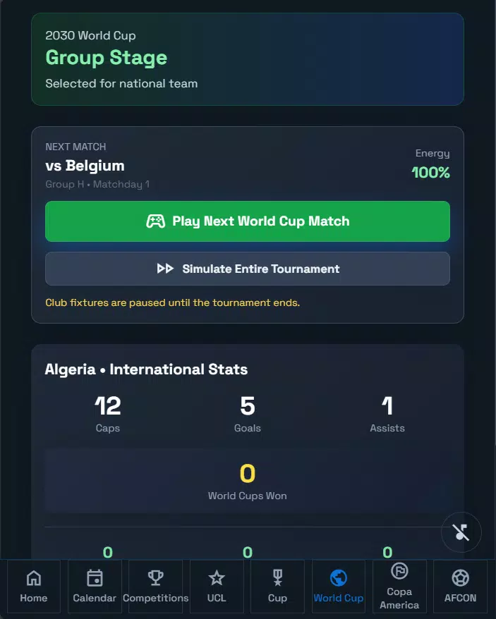 FOOTBALL CAREER 2026