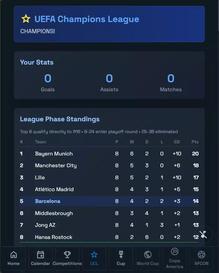 FOOTBALL CAREER 2026