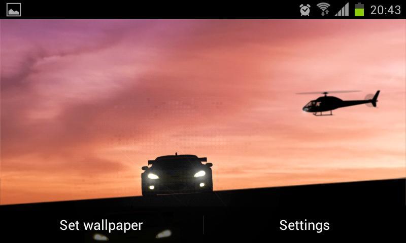 Racing Car Live Wallpaper