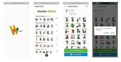 Wanda Stickers capture d'écran 1