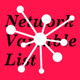 Network variable list ícone