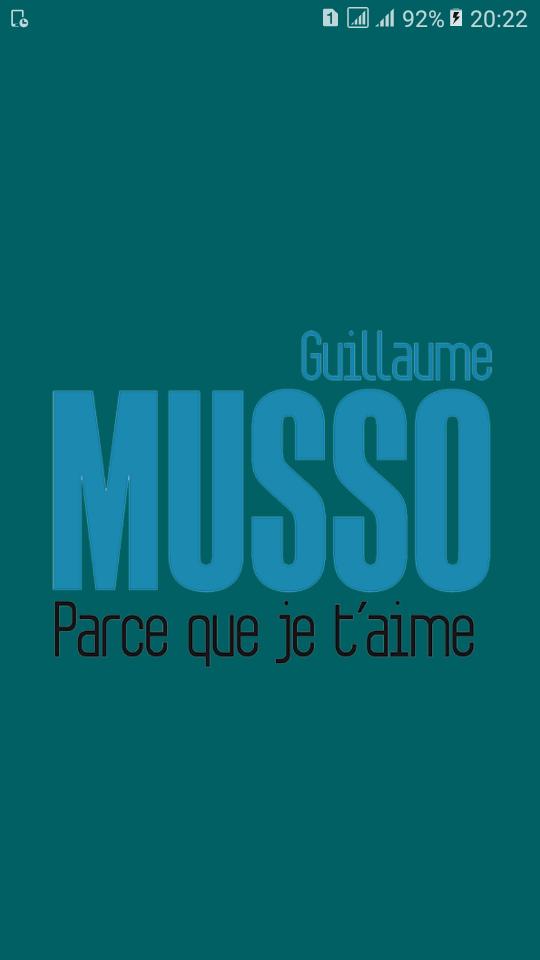 TÉLÉCHARGER GUILLAUME MUSSO PARCE QUE JE TAIME QUE TÉLÉCHARGER PARCE JE MUSSO TAIME GUILLAUME