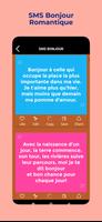 SMS Bonjour Romantique Ekran Görüntüsü 3
