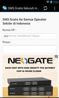 SMS Gratis Seluruh Indonesia โปสเตอร์