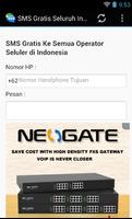 SMS Gratis Seluruh Indonesia ポスター