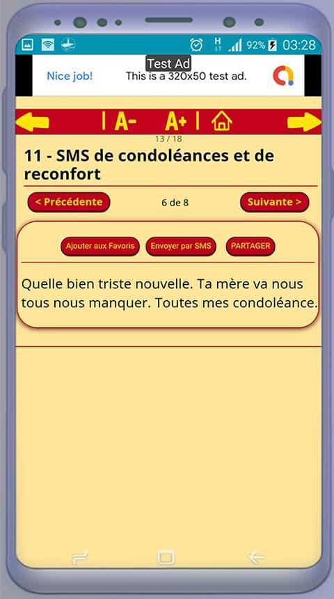 Message De Condoleances Touchantes Pour Android Telechargez L Apk