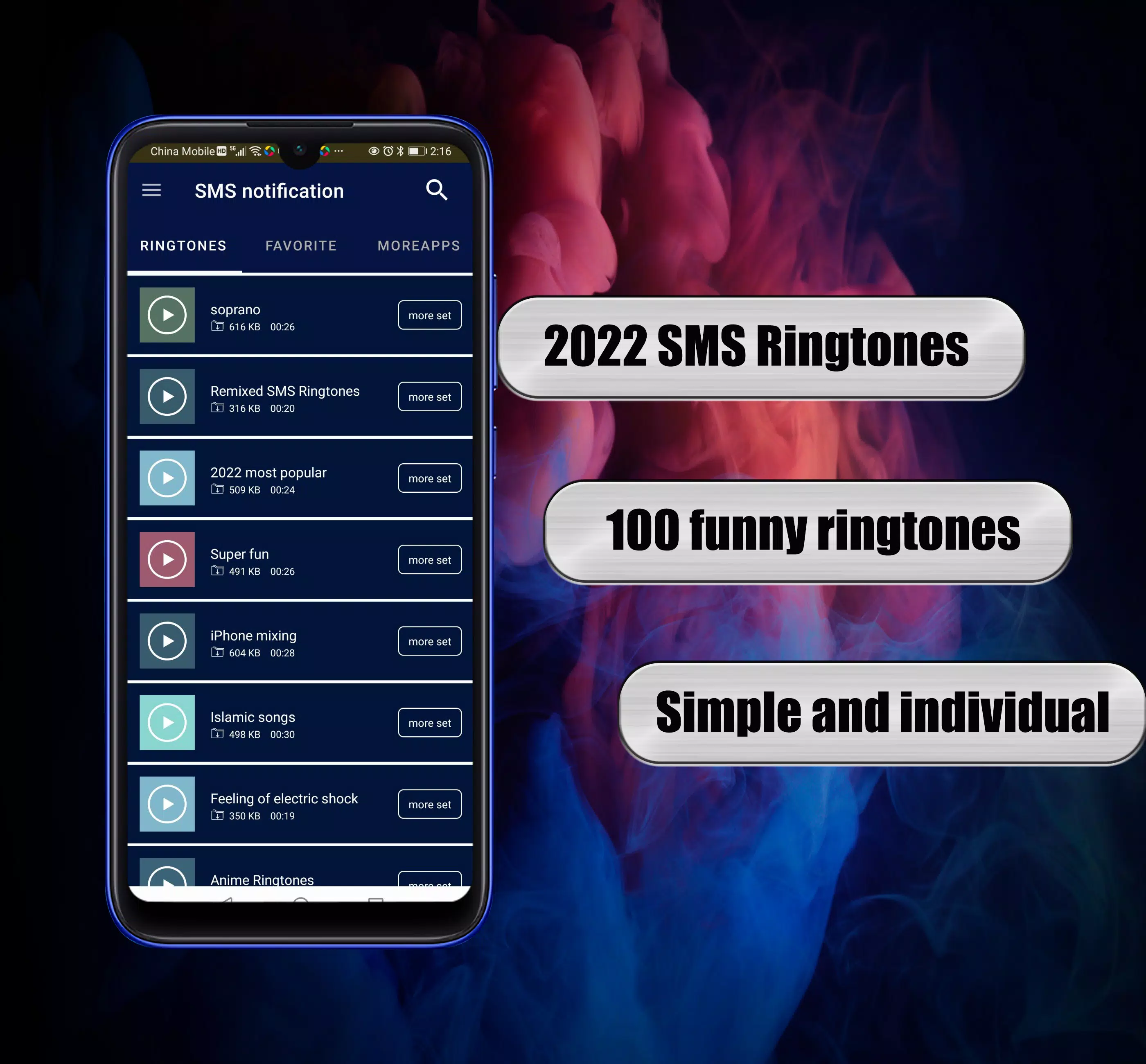 Sonneries SMS de notification APK pour Android Télécharger