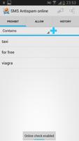 Bloqueo SMS online capture d'écran 1
